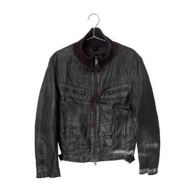 ジャケット・アウター JACKROSE HORSE OIL LEATHER ZIP BLOUSON Jack rose leather jacket - Gem