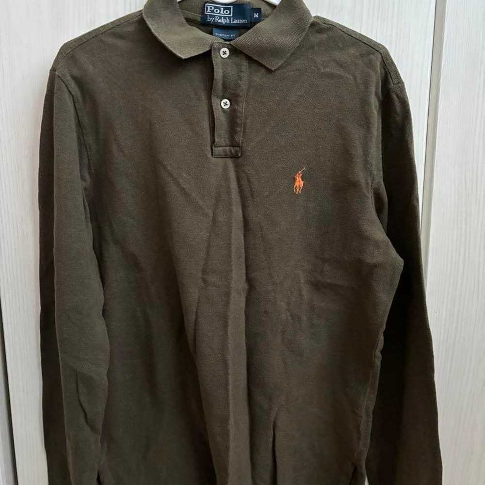 Polo by Ralph Lauren Olive Polo Shirt Vintage - image 1