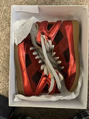 Maison Margiela メゾンマルジェラ スウェード レッド 38 MAISON MARGIELA MAISON MARGIELA シューズ | スニーカー レッド