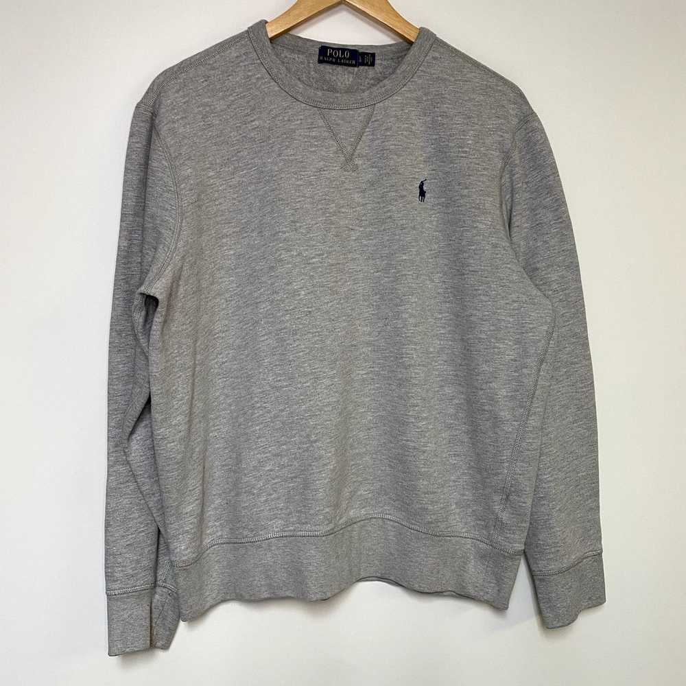 Polo Ralph Lauren Vintage Polo Sweatshirt 90s Gra… - image 1
