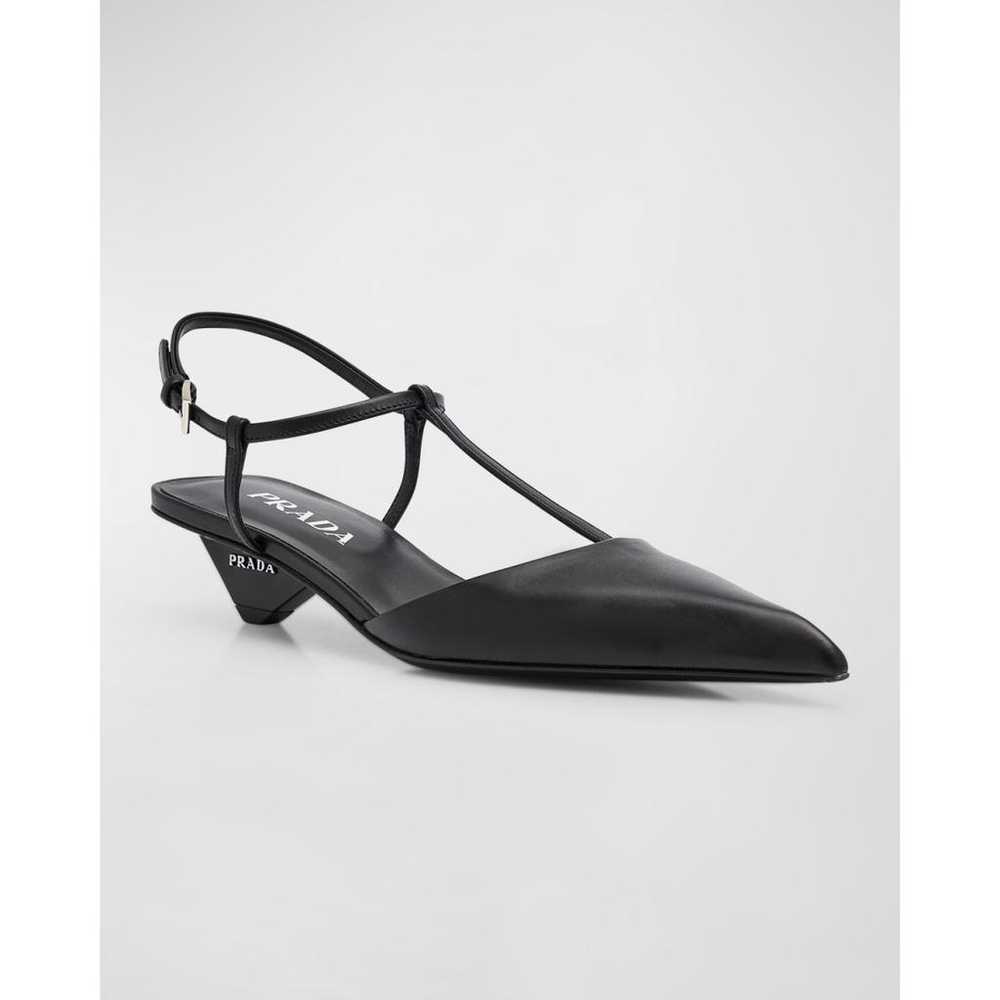 Prada Leather heels - image 2