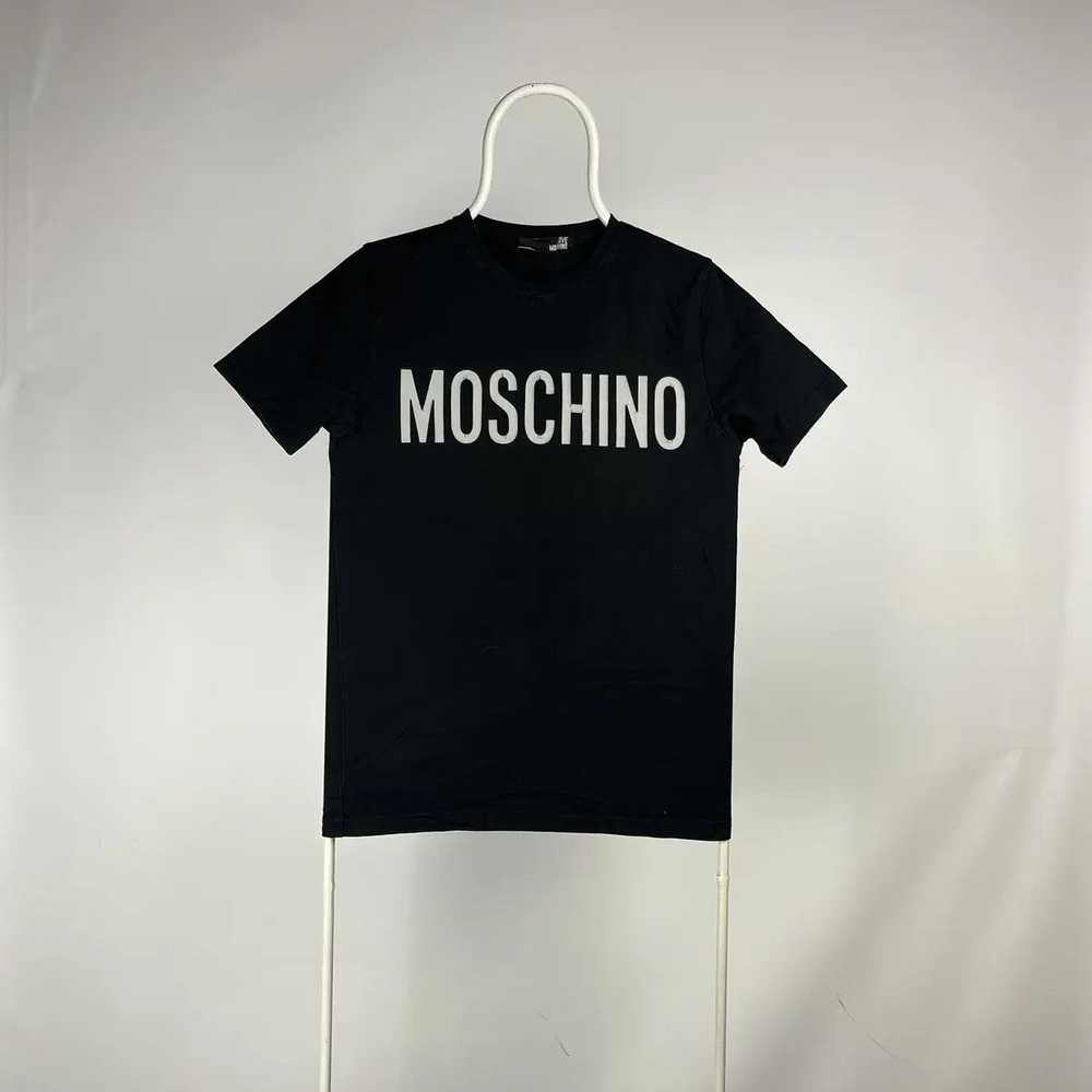 送料関税込 ◆MOSCHINO◆T-SHIRT WITH PRINT Moschino Printed T-Shirt - Black - Men | 072152411555