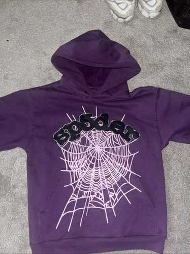 【美品】【正規品】【最終値下げ】【鑑定タグ付き】Sp5der ピンクフーディ S Sp5der hoodie black p*nk - Gem