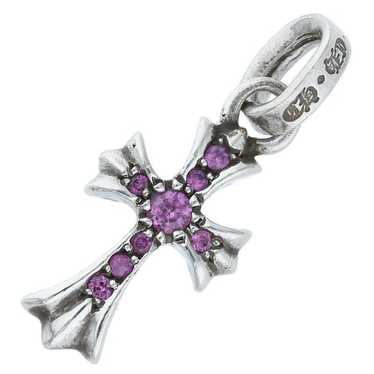 Chrome Hearts Ruby Baby Fat Cross Pendant - image 1