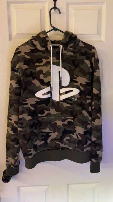 Playstation Camo Embroidered PlayStation Hoodie