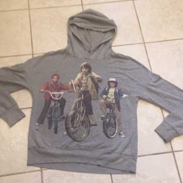 Vintage Stranger things movie hoodie L - image 1