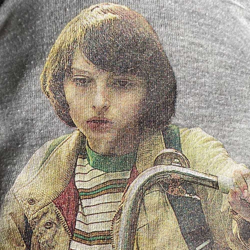 Vintage Stranger things movie hoodie L - image 5