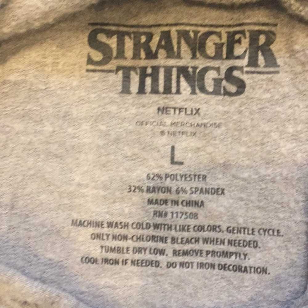 Vintage Stranger things movie hoodie L - image 6