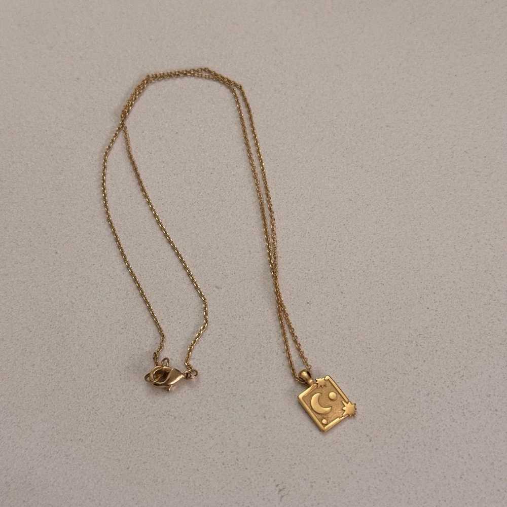 vintage style 18k gold dipped necklace - image 5
