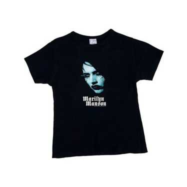 marilyn manson giant製 00's giant MARILYN MANSON ''HIEROPHANT'' 両面プリントTシャツ
