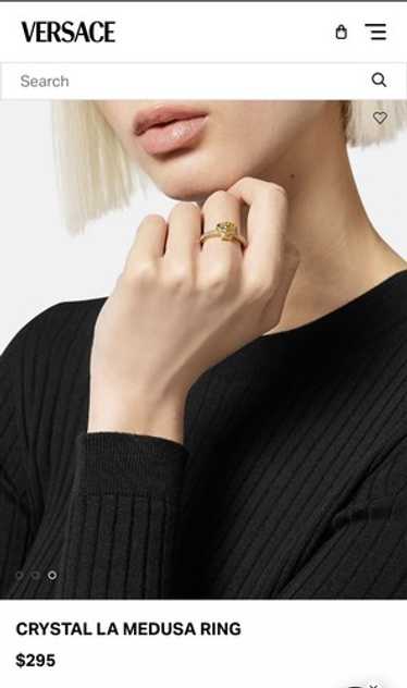Versace メデューサリング 金メッキ クリスタル 18627283_40806965_600.jpg