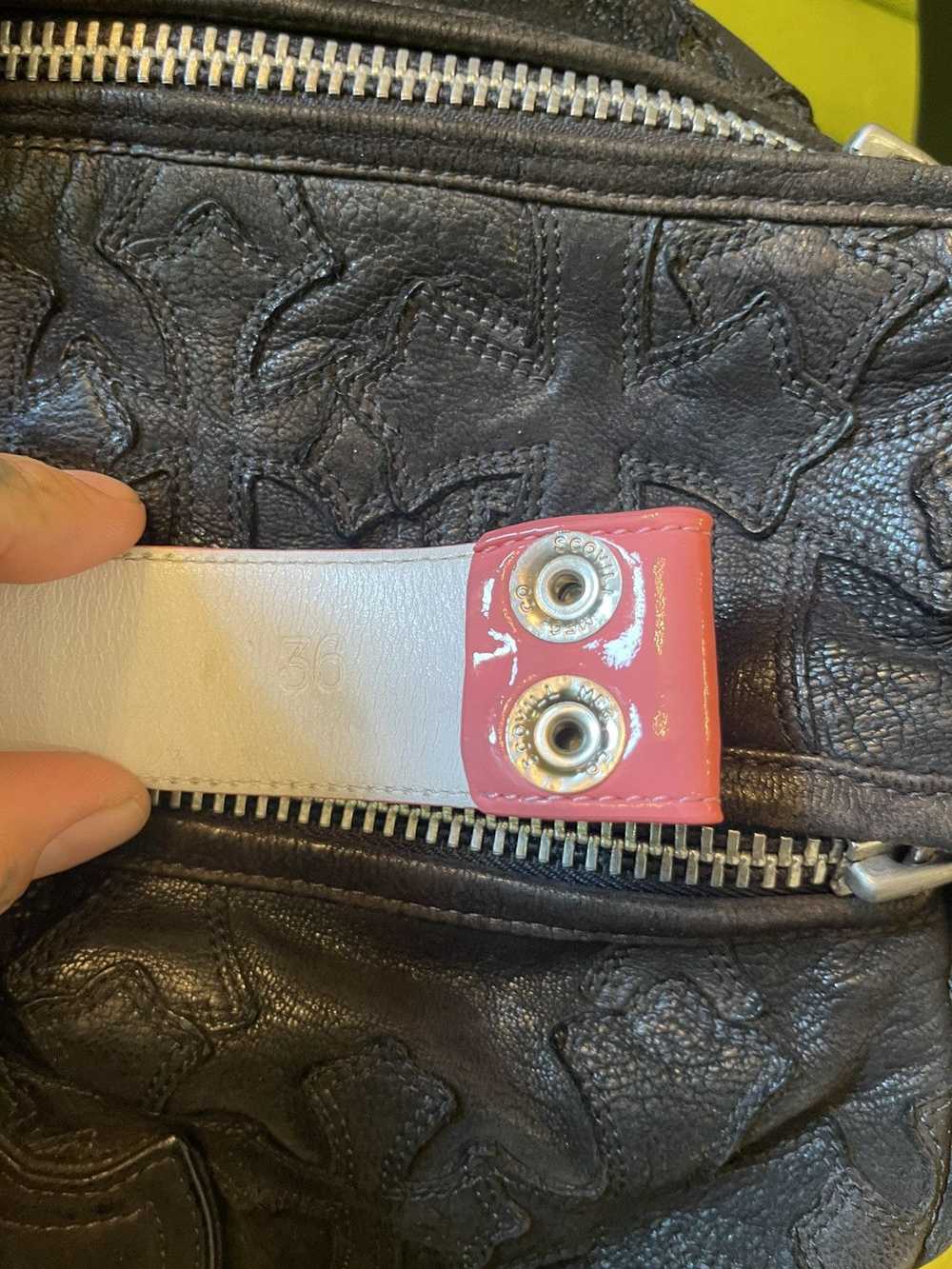 Chrome Hearts Chrome Hearts Pink Patten Leather B… - image 6