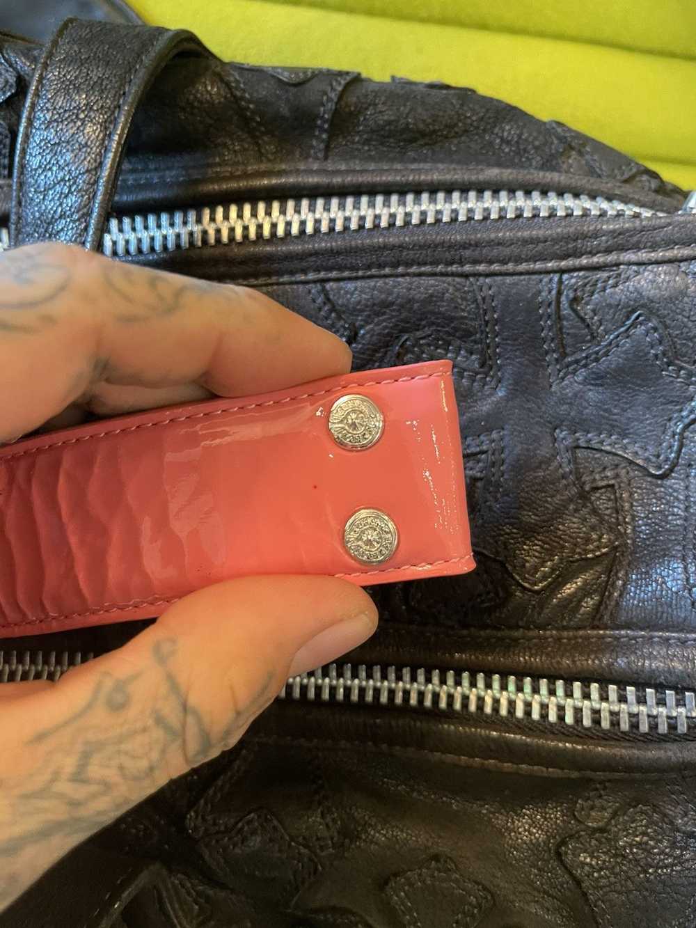 Chrome Hearts Chrome Hearts Pink Patten Leather B… - image 7