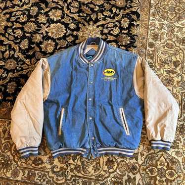 90s〜 Tri- Mountain denim varsty jkt Tri mountain varsity denim - Gem