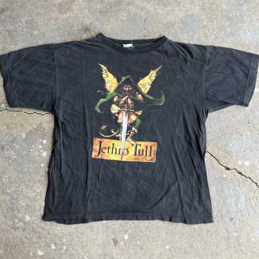 80s JETHRO TULL バンドT ブラック ビンテージ USA製 80年代 80s アメリカ製 ジェスロ・タル バンT ミュージック 音楽