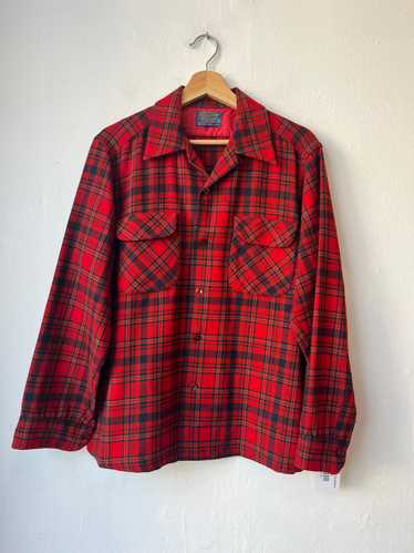 70's Red Plaid Pendleton