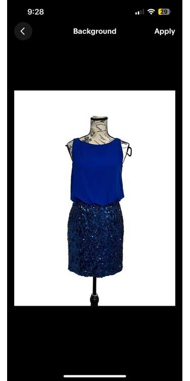 Aqua Aqua Chiffon Cami Sequin Mini Dress NYE Party