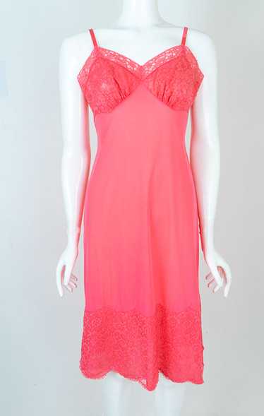 1960s Vanity Fair Frosted Pink Slip