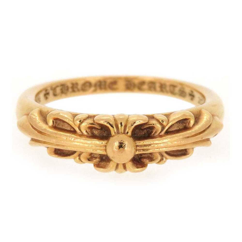 Chrome Hearts Chrome Hearts Gold Floral Cross Rin… - image 1
