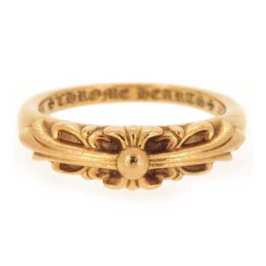 Chrome Hearts Chrome Hearts Gold Floral Cross Rin… - image 1