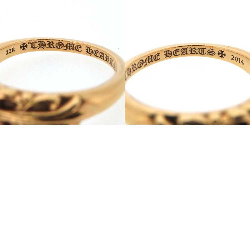 Chrome Hearts Chrome Hearts Gold Floral Cross Rin… - image 2