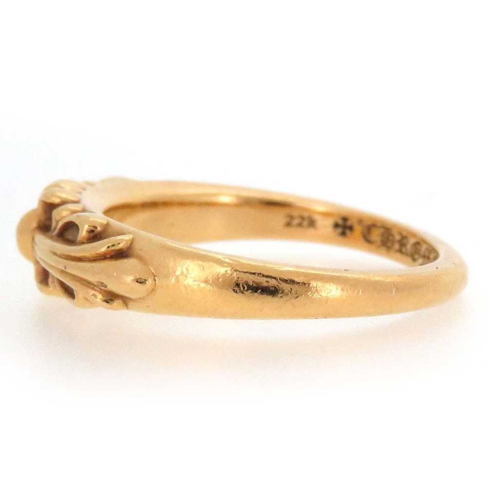 Chrome Hearts Chrome Hearts Gold Floral Cross Rin… - image 5