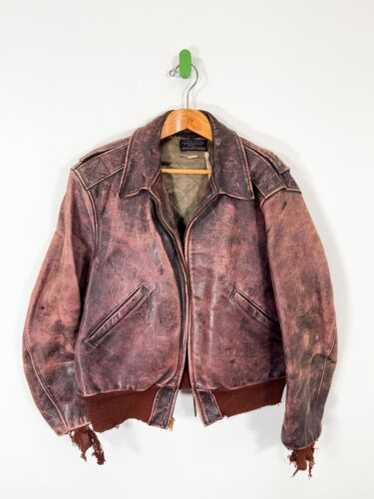Vintage mens horsehide leather - Gem