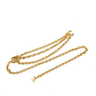 Gold Chanel Gold Plated CC Chain Link Belt - image 1