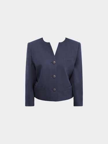 Christian Dior 1990s Navy Wool Jacket