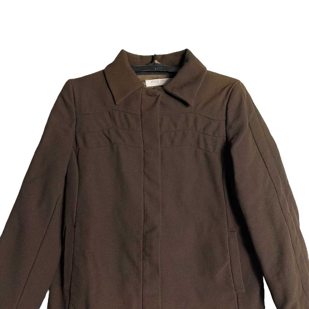Miu Miu 🔥RARE🔥Miu Miu By Prada Peacoat Jacket - image 2