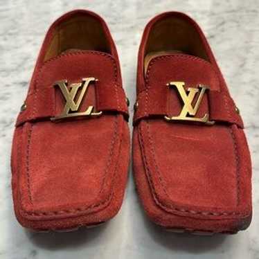 LOUIS VUITTON Driving shoes スウェード SALE ‼️ LOUIS VUITTON SUEDE LOAFER DRIVING MOCCASINS LV SHOES SIZE