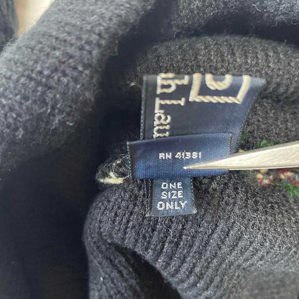 90s Polo Ralph Lauren Nordic Knit Cap - image 9