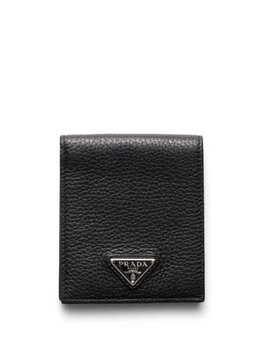 Prada GRAINED LEATHER BI-FOLD WALLET