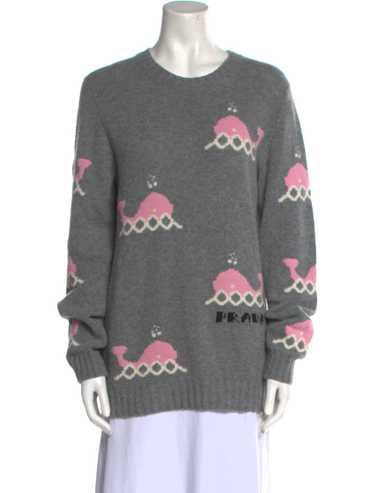 Prada Whale Intarsia Pullover From the 2018 Collec