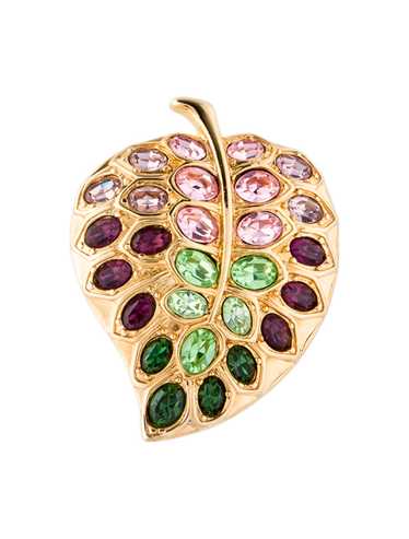 Kenneth Jay Lane Gold-Tone Metal & Crystal - image 1