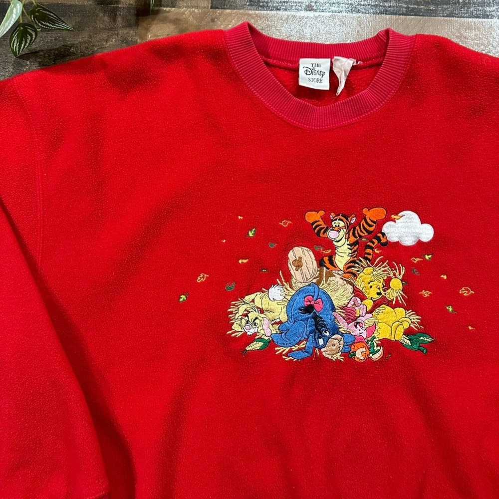 Vintage Embroidered Winnie the Pooh Crewneck XL - image 2