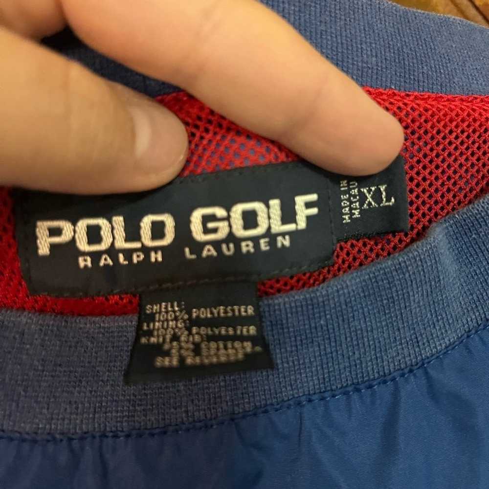 Vintage Polo by Ralph Lauren golf pullover - image 3