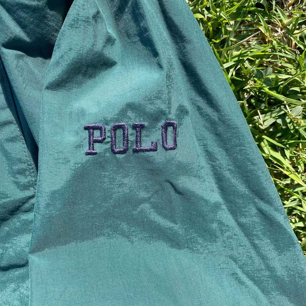 Vintage 90s Polo Ralph Lauren Nylon Sweatshirt - image 3