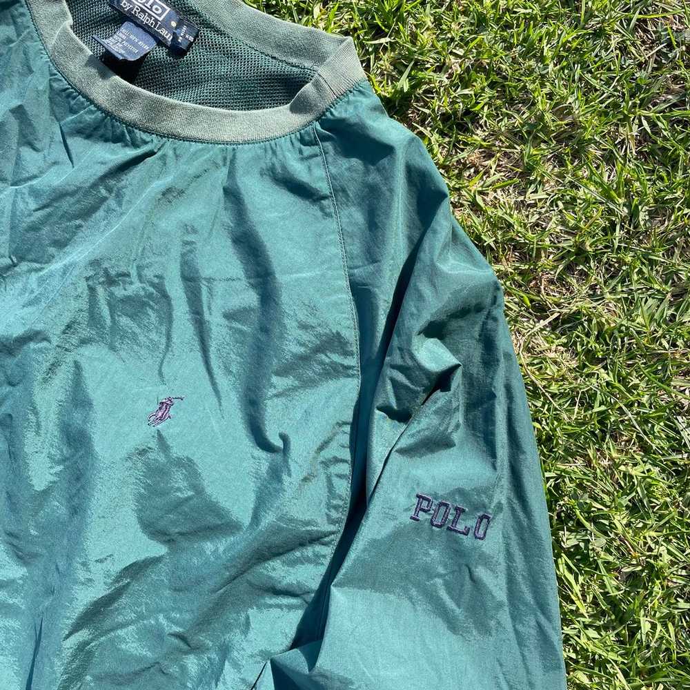 Vintage 90s Polo Ralph Lauren Nylon Sweatshirt - image 4