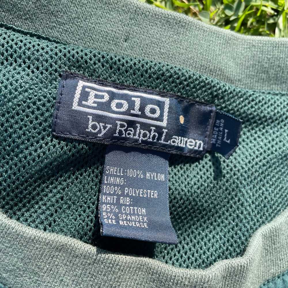 Vintage 90s Polo Ralph Lauren Nylon Sweatshirt - image 9