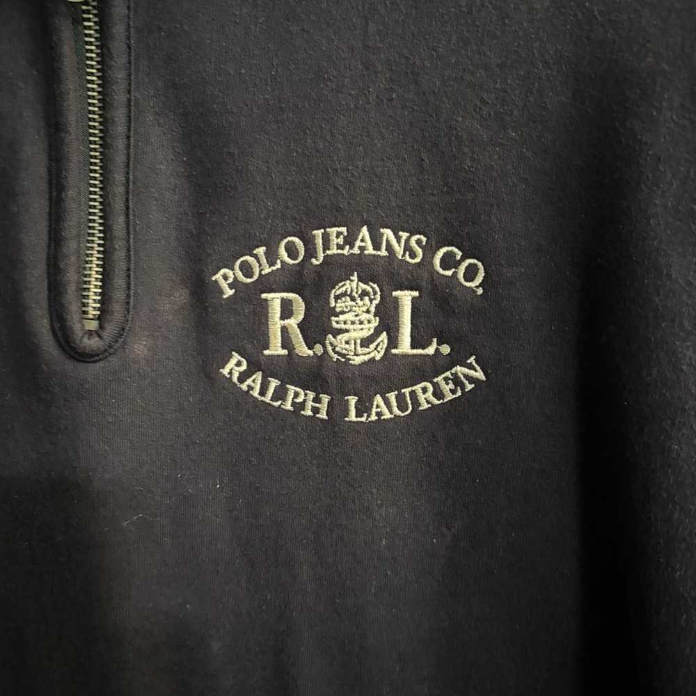 Vintage 90s Ralph Lauren Quarter Zip men’s size l… - image 2