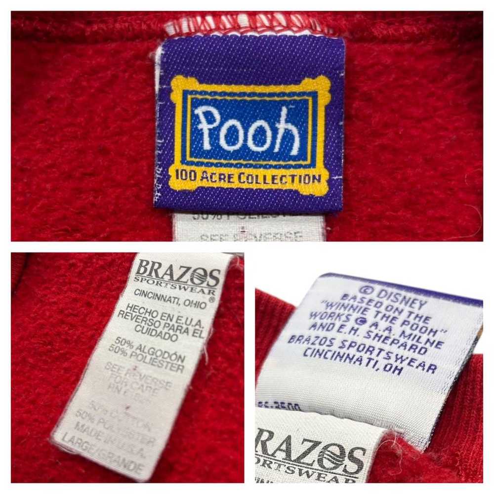 90's USA Made Disney Winnie the Pooh Sweatshirt M… - image 2