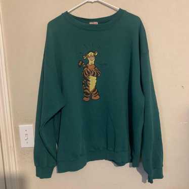 Vintage 90s Disney Winnie The Pooh Tigger Green S… - image 1
