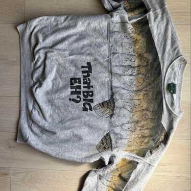 Thunderbird Fish Print Vintage Sweatshirt