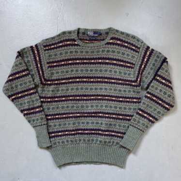 Polo Ralph Lauren Fair Isle Sweater Polo Vintage … - image 1