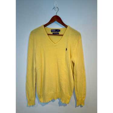 Vintage 90s Polo Ralph Lauren 100% Lambswool Yell… - image 1