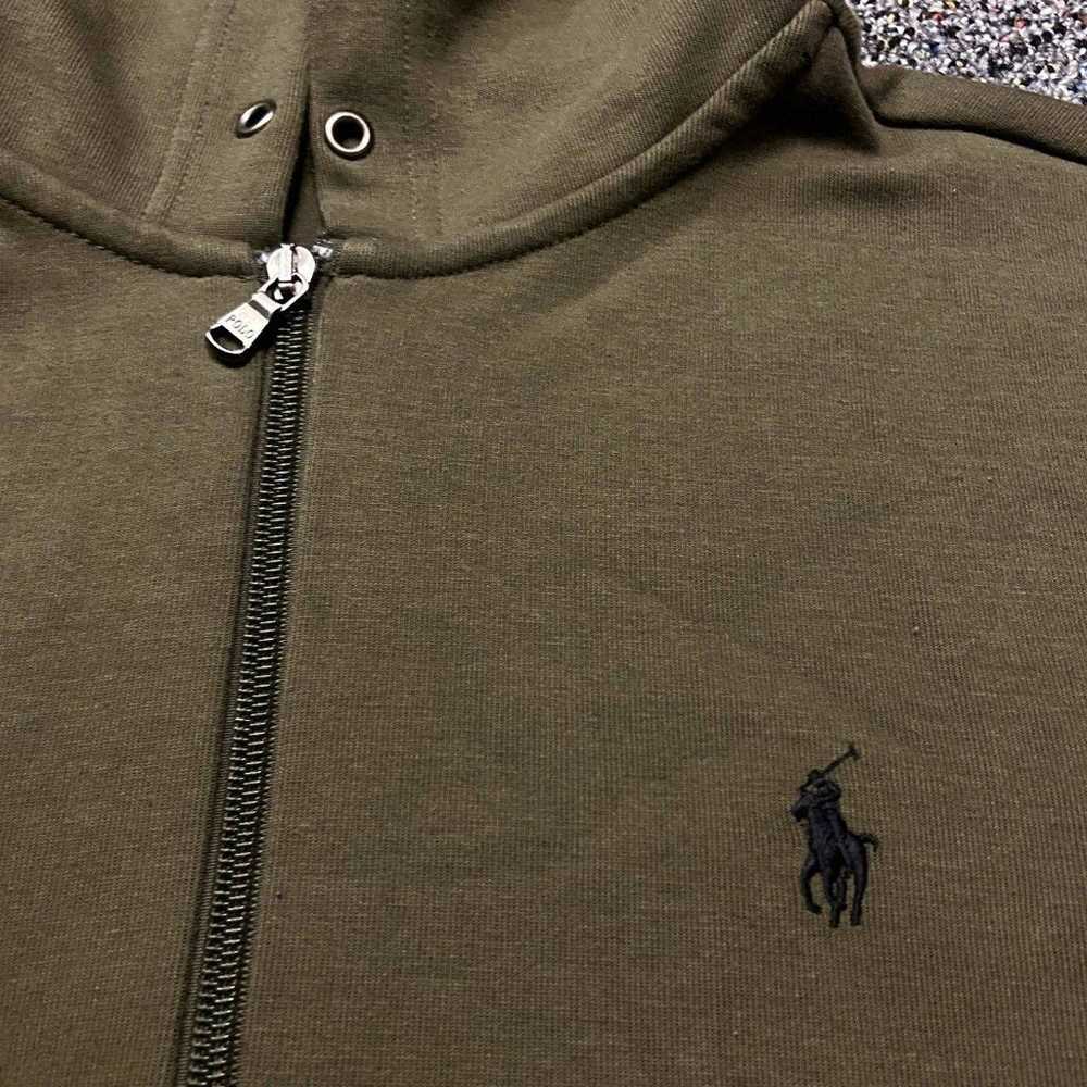 Vintage Polo Ralph Lauren Tech Fleece Zip Up Pull… - image 3
