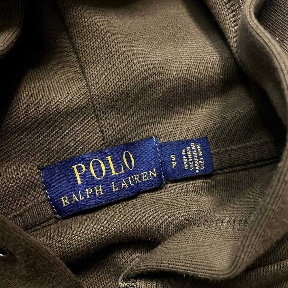Vintage Polo Ralph Lauren Tech Fleece Zip Up Pull… - image 4