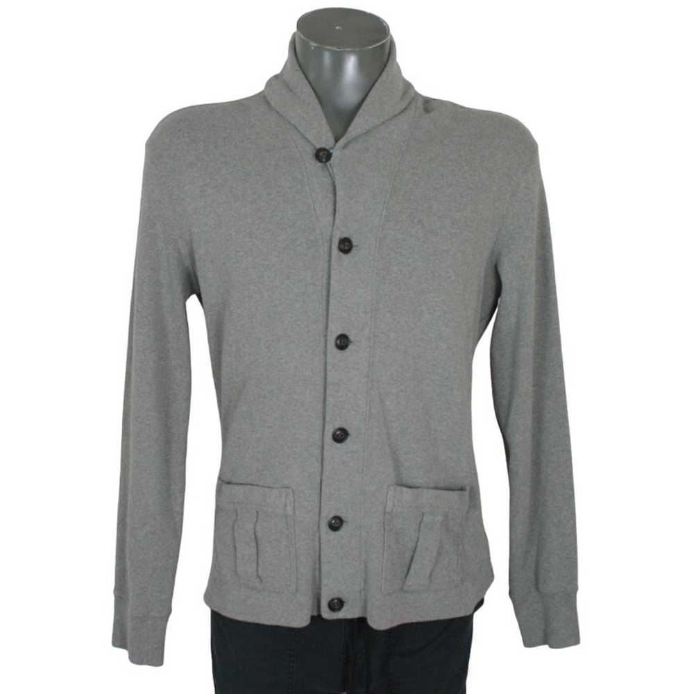 Vintage Polo Ralph Lauren Shawl Collar Heather Gr… - image 1