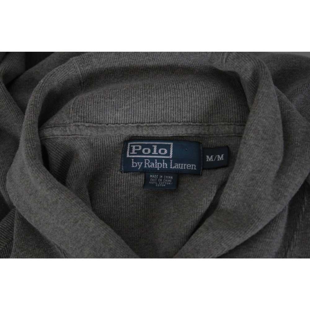 Vintage Polo Ralph Lauren Shawl Collar Heather Gr… - image 5
